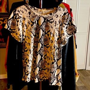 Snake print Rag&bone Tshirt